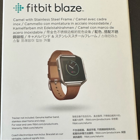 Fitbit blaze leather band and frame - Picture 3 of 3